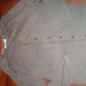 Cute little vintage gray button down sweater